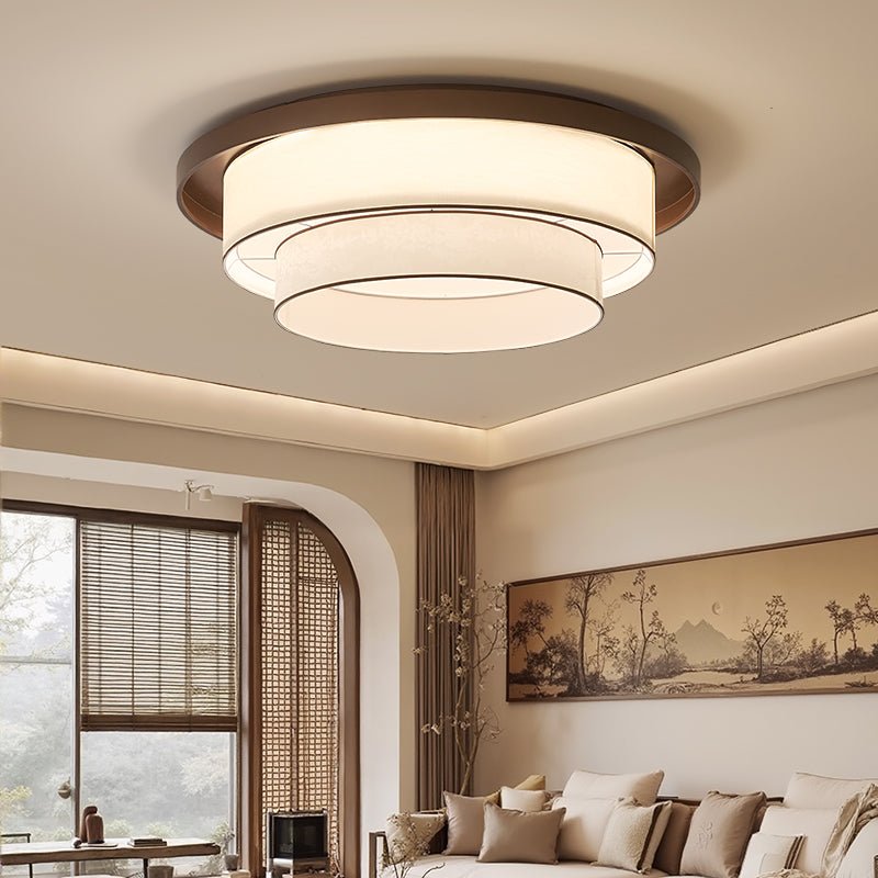 Auralyn Contemporary Fabric Ceiling Light