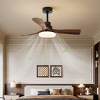 Nilo Minimalist Metal Ceiling Fan Light