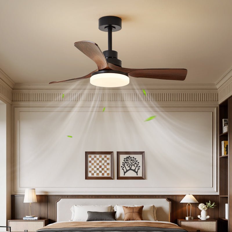 Nilo Minimalist Metal Ceiling Fan Light
