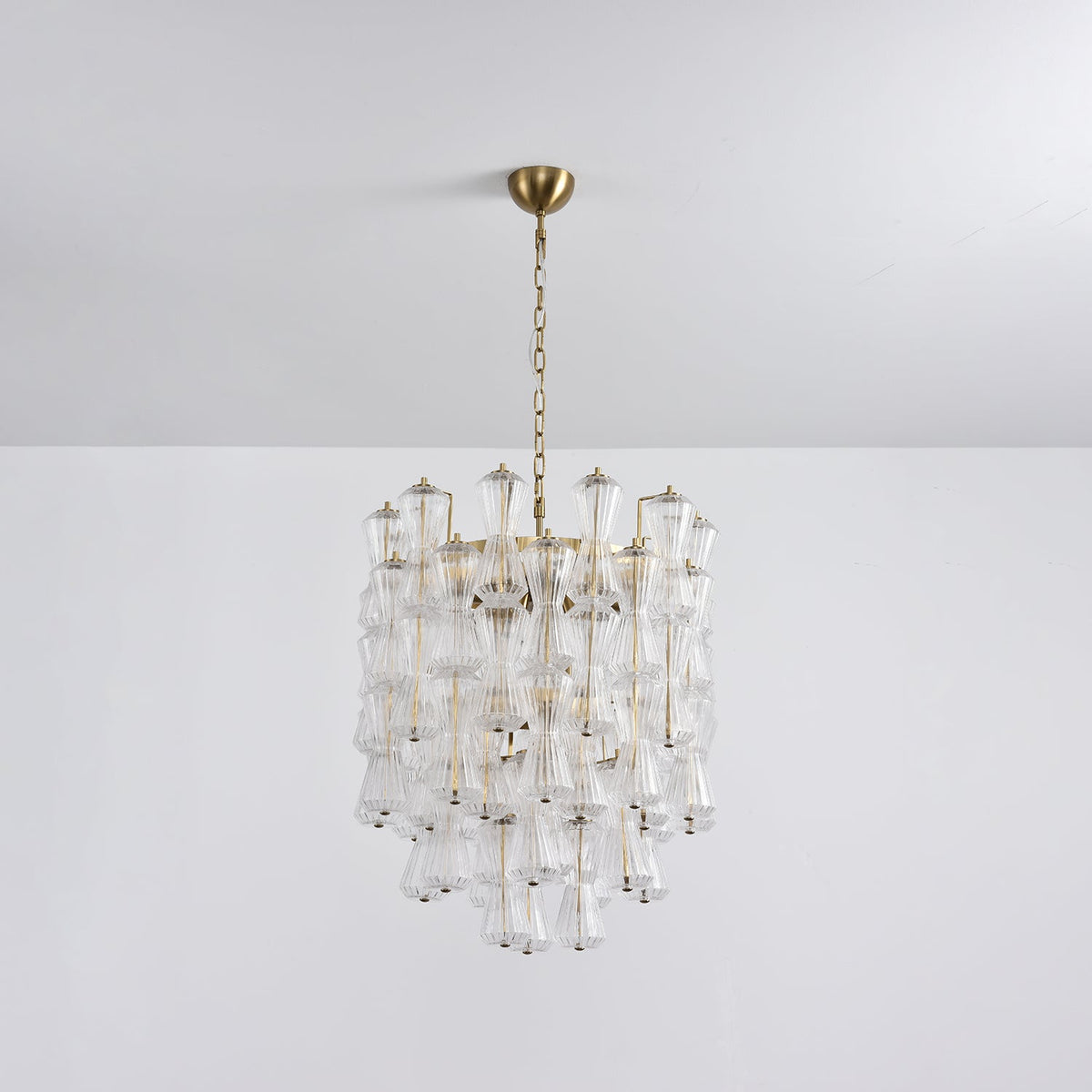 Aurora Chandelier Murano Glass Floral Cascade