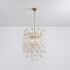 Aurora Chandelier Murano Glass Floral Cascade