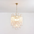 Aurora Chandelier Murano Glass Floral Cascade
