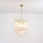 Aurora Chandelier Murano Glass Floral Cascade