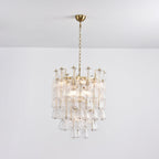 Aurora Chandelier Murano Glass Floral Cascade