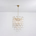 Aurora Chandelier Murano Glass Floral Cascade