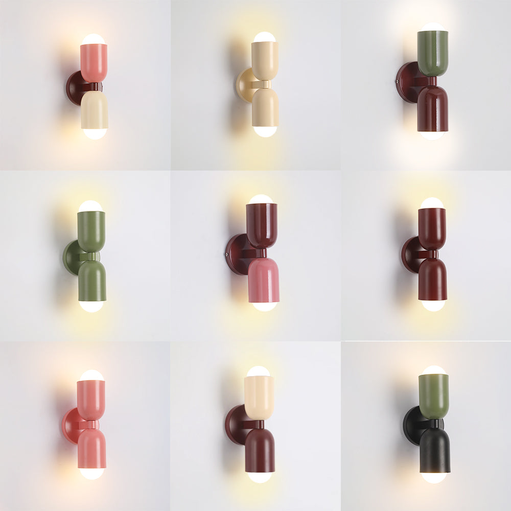 Valentina Modern Art Decoration Double-Headed Colorful Wall Light - image 5