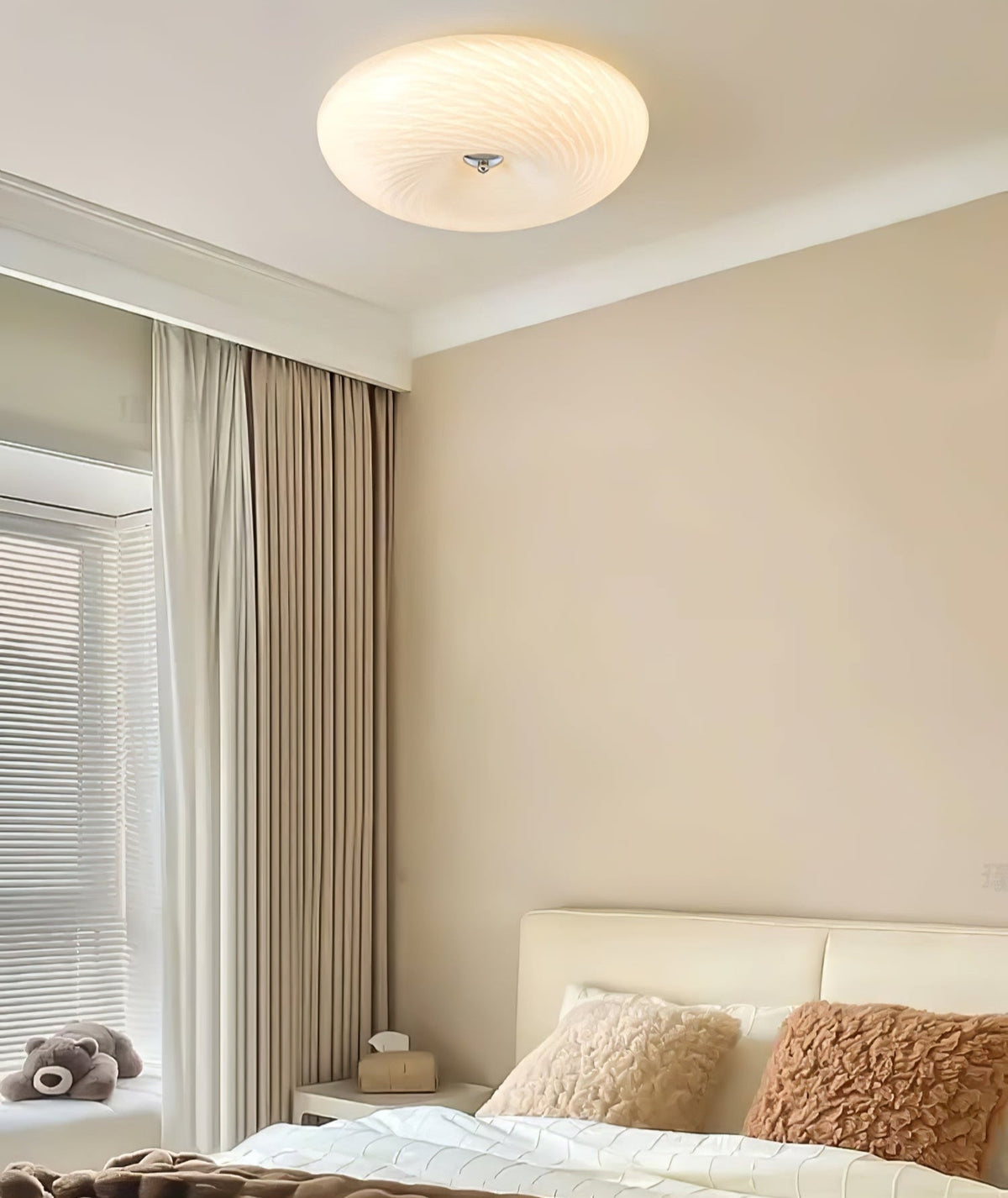 Comarion Modern Minimalist Art Glass Ceiling Light