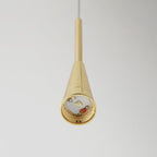 Valentina Minimalist Crystal Pendant Light