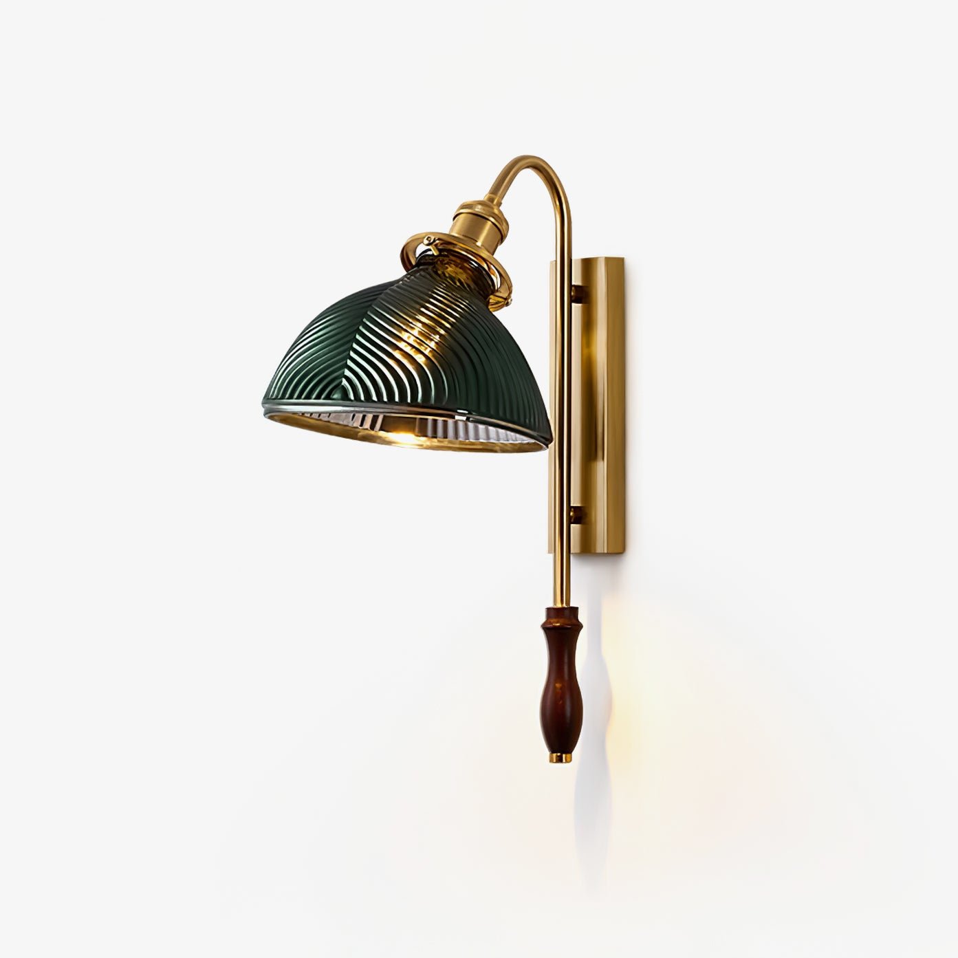 Alaric Modern Metal Glass Wall Lamp