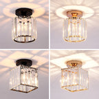 Arisha Modern /Crystal Flush Mount Ceiling Light, 3 Colors