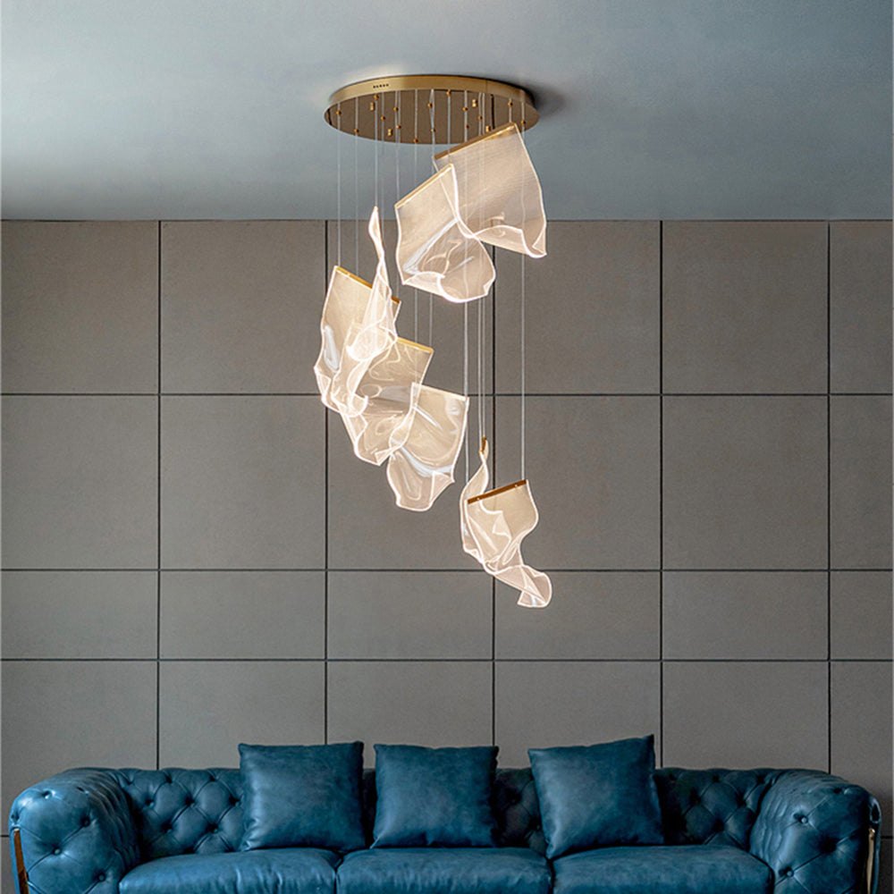 Kristy Artistic Acrylic Silk Chandelier