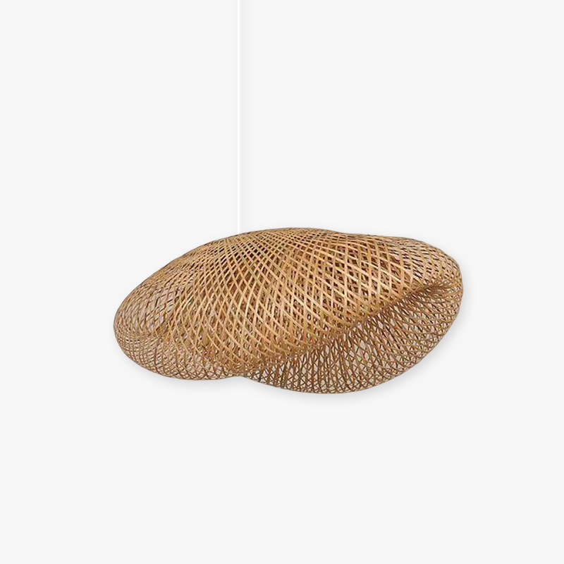 Ritta Modern Pendant Light For Dining Room/Kitchen Island, Bamboo
