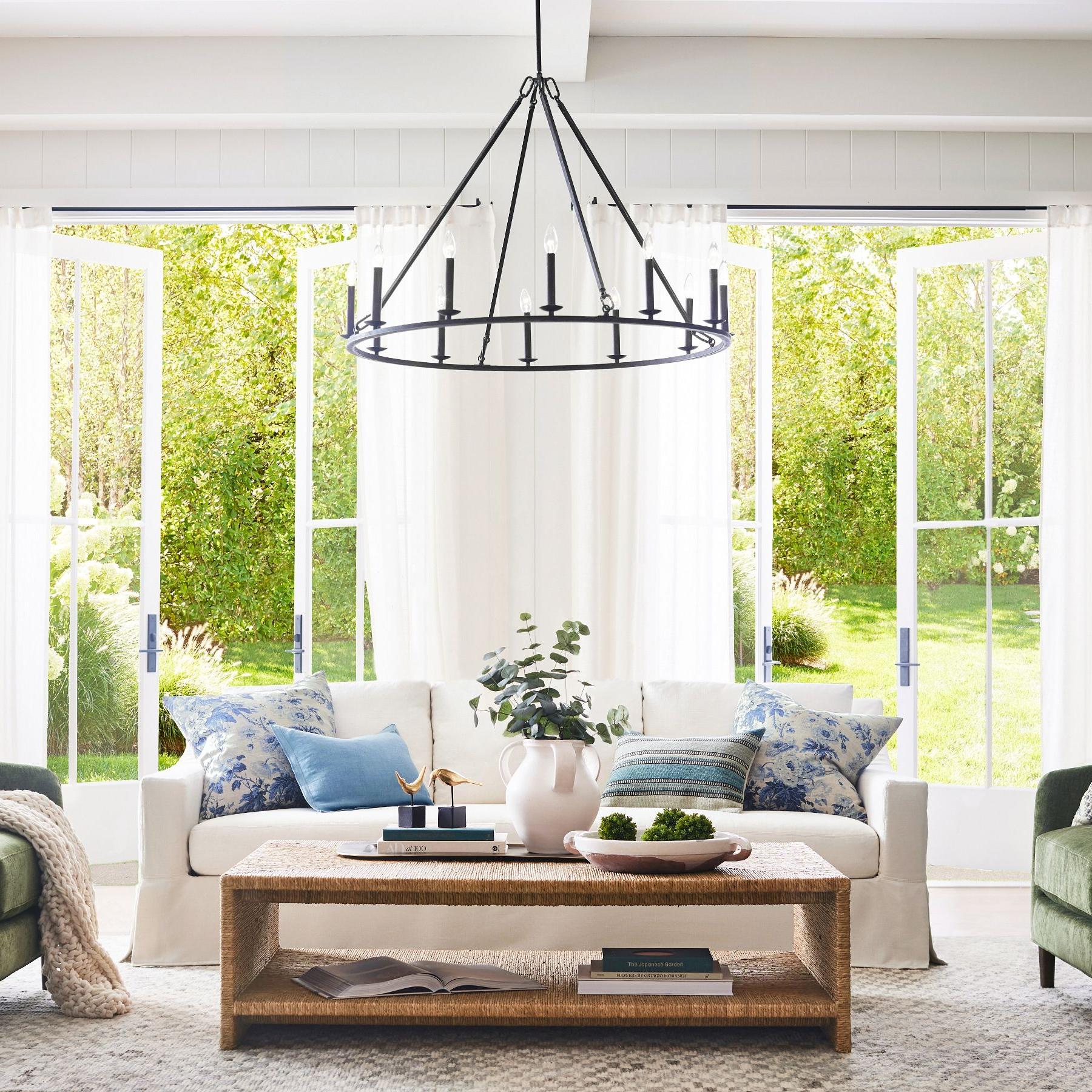 Lodge Chandelier Metal