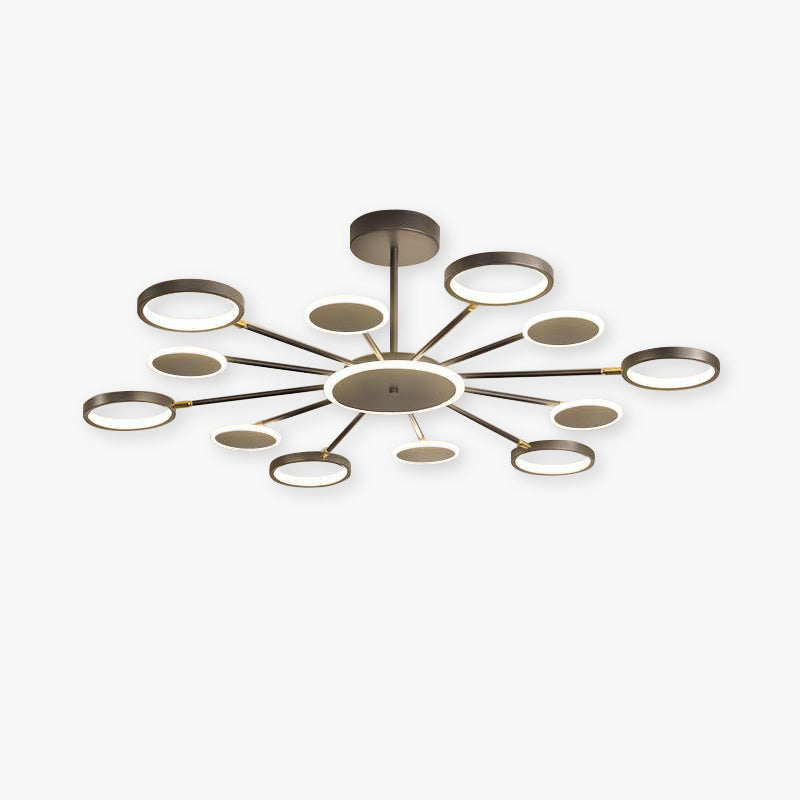 Modern Led Chandelier Geometric Acrylic