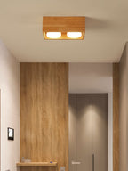 Eliza Minimalist Wood Ceiling Light