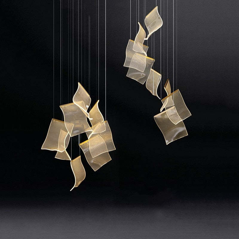 Kristy Artistic Acrylic Silk Chandelier