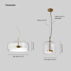 Aria Modern Glass Pendant Light