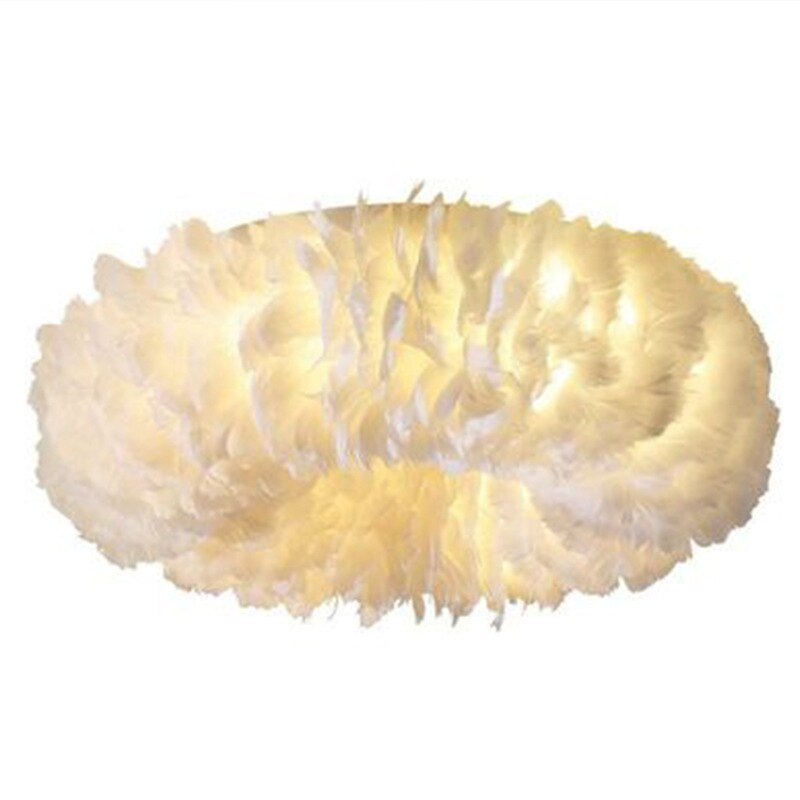 O'Moore Feather Ceiling Light, Modern, Bedroom, 4 Color