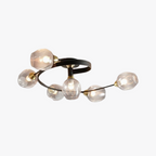 Valentina Flush Mount Ceiling Light Glass Dining Room