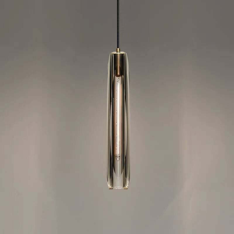 Arisha Brass Designer LED Glass Pendant Lamp - image 21