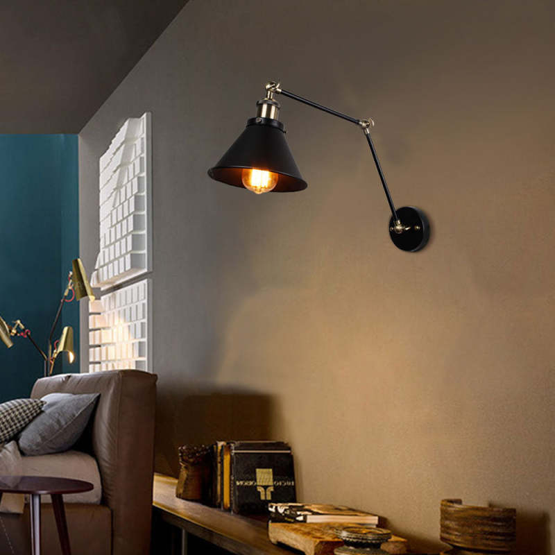 Epoch Retro Wall Lamp with Swing Arm