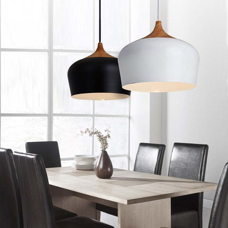 Arisha Minimalist Wood Pendant Light