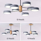 Arisha Art Deco Pendant Light Wood