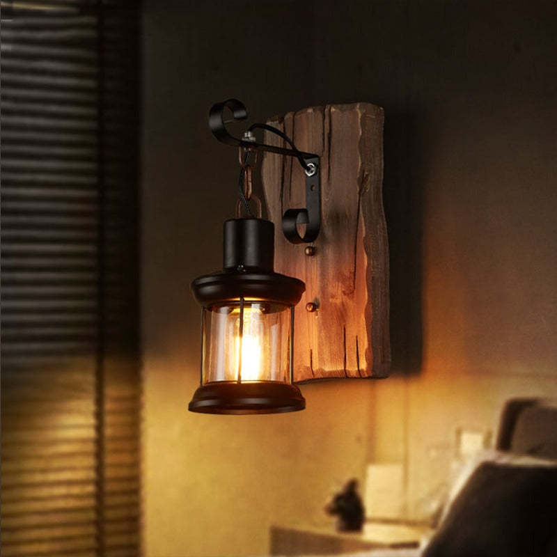 Epoch Vintage Lantern Wall Lamp Bronze