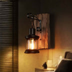 Epoch Vintage Lantern Wall Lamp Bronze