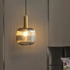 Valentina Pendant Light Crystal Moru Glass Cognac Kitchen Island