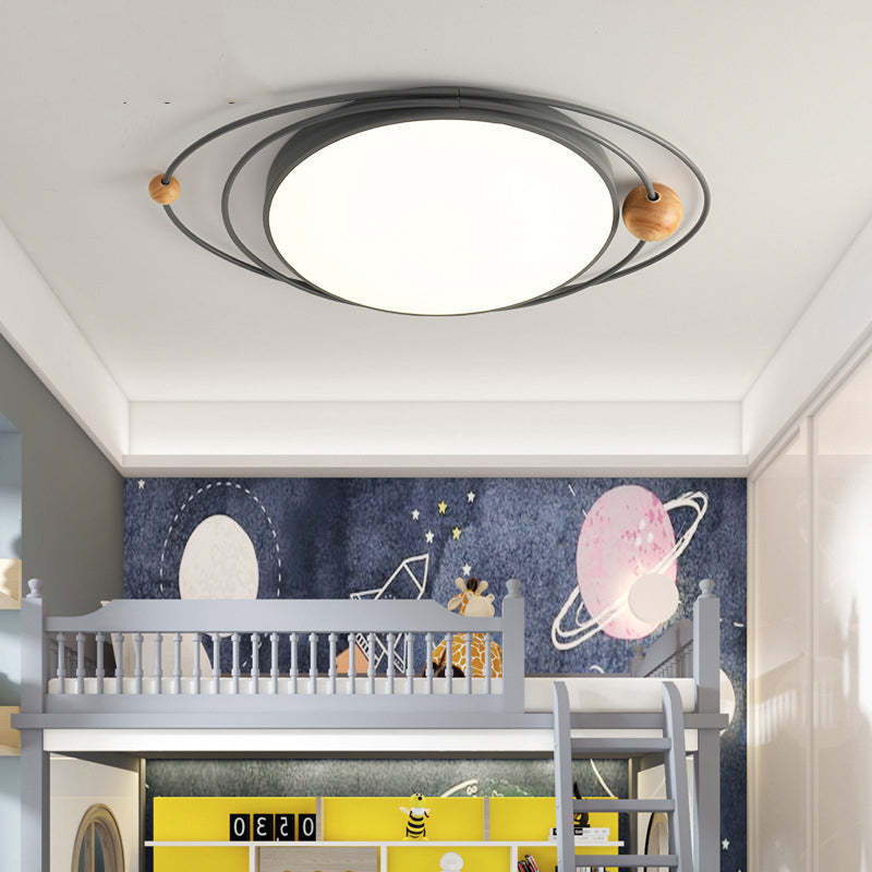 Arisha Modern Ceiling Light LED Wood Living Room