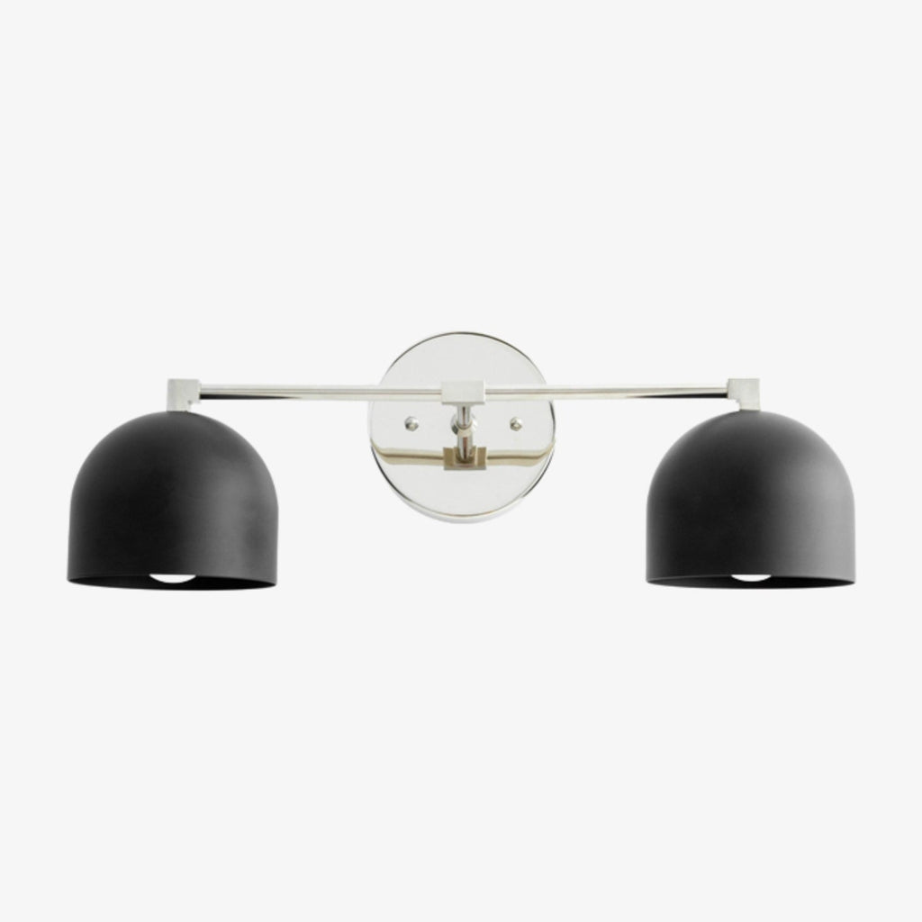 Chroma Dome Brass Wall Sconce Modern Bathroom