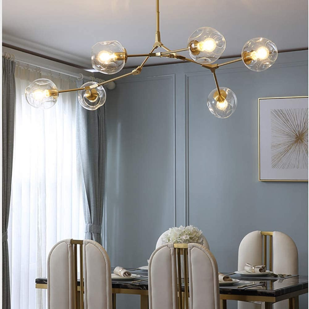 Valentina Nordic Modern Glass Pendant Light Bubble - Letslighting