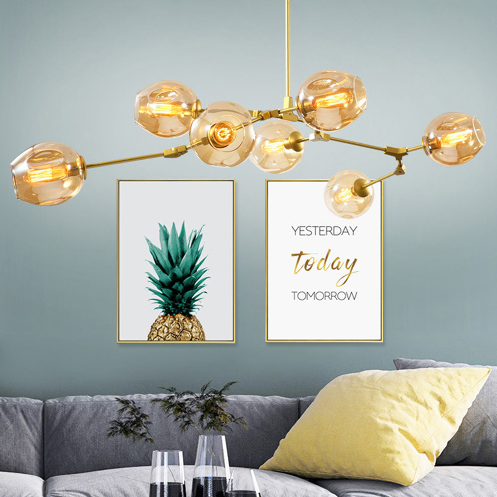 Valentina Nordic Modern Glass Pendant Light Bubble - image 13