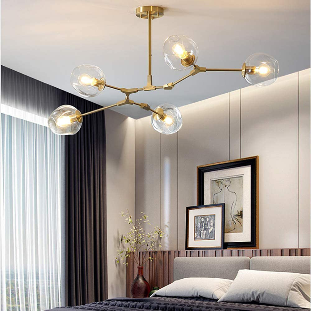 Valentina Nordic Modern Glass Pendant Light Bubble - Letslighting