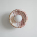 Piedra Modern Minimalist Marble Glass Wall Lamp