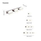 Arisha Modern Square Acrylic Wall Lamp Bathroom