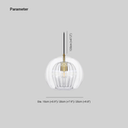 Valentina Nordic Glass Globe Pendant Light - image 4