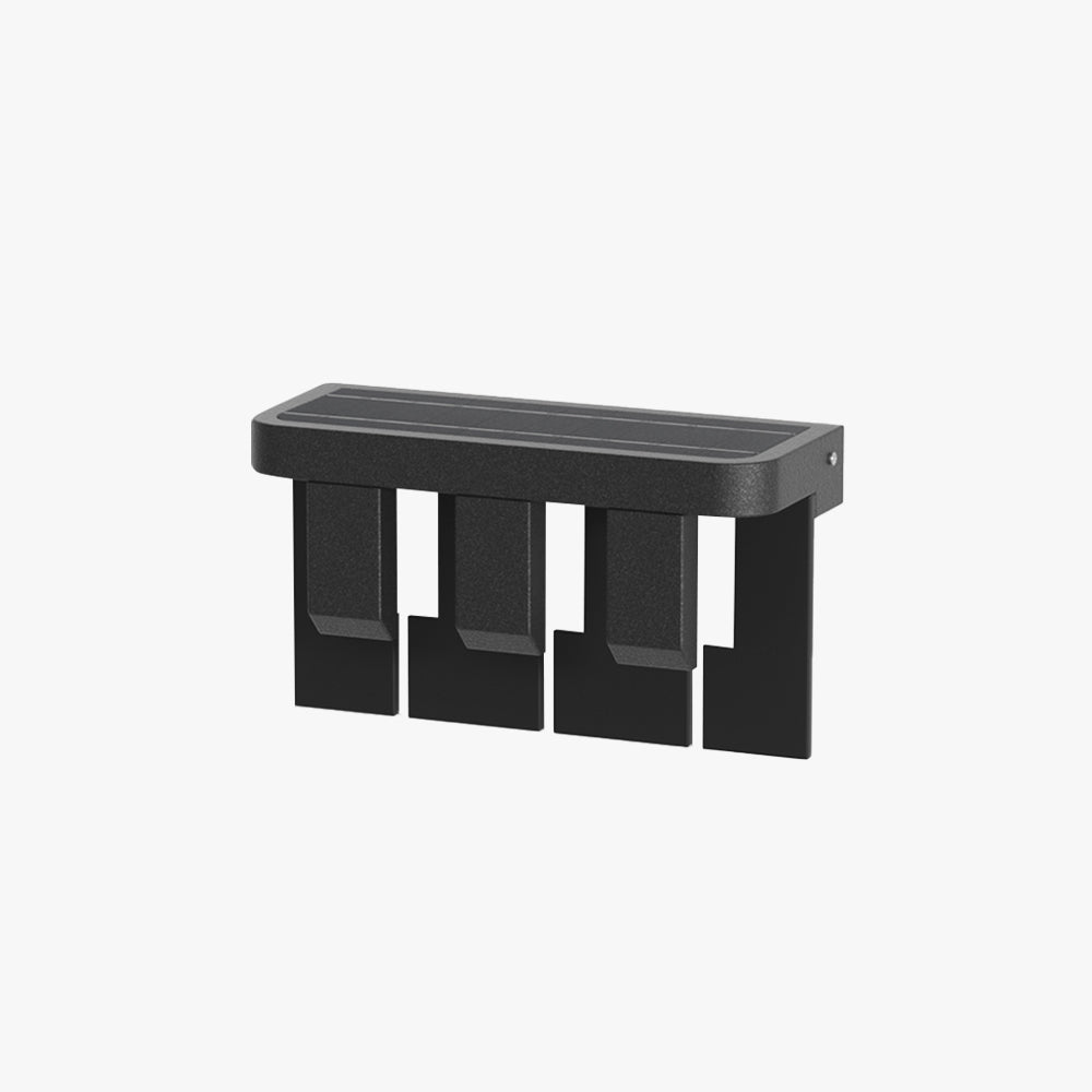 Ray Modern Minimallist Solar Outdoor Garden Yard Wall Lamp