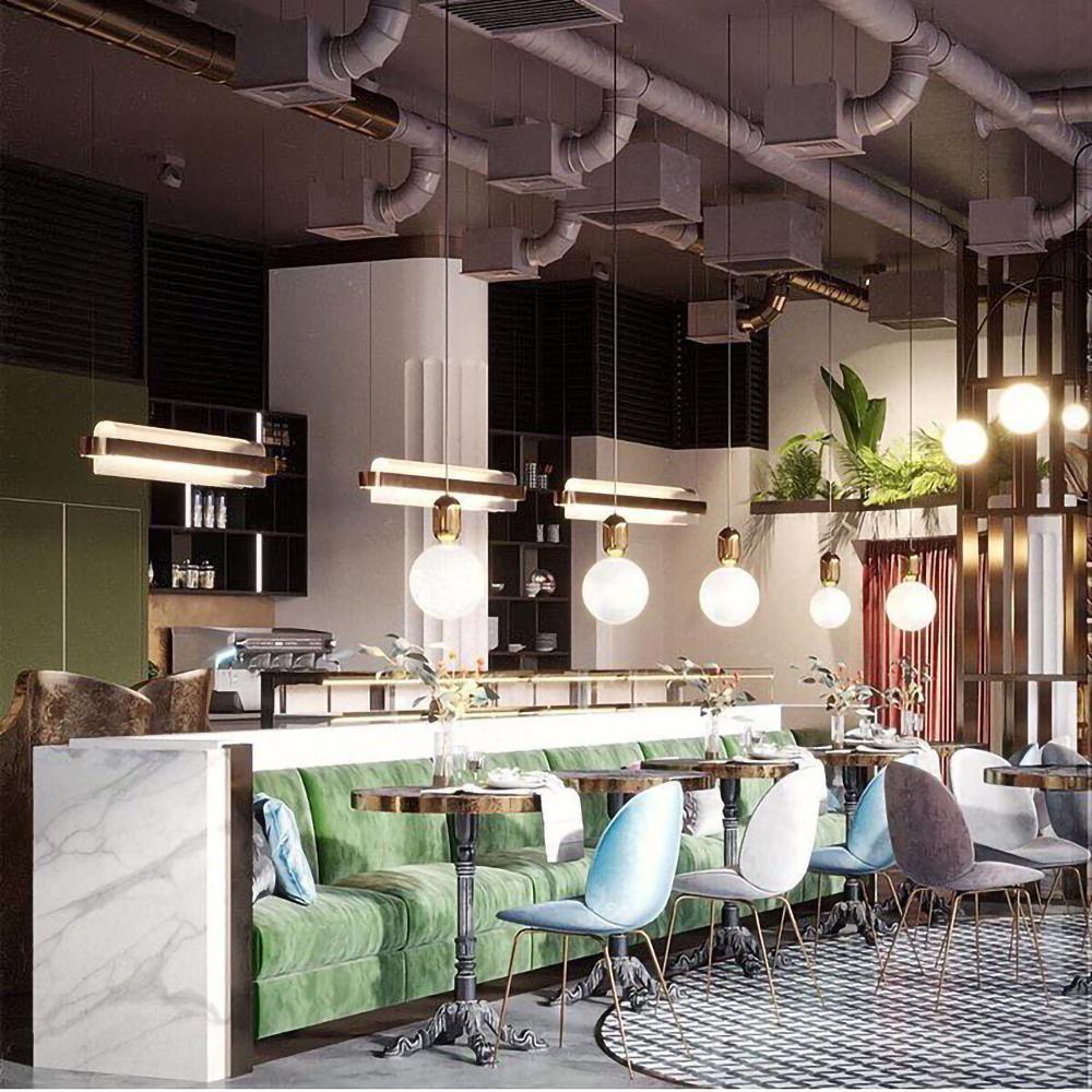 Carter Modern Glass Pendant Light