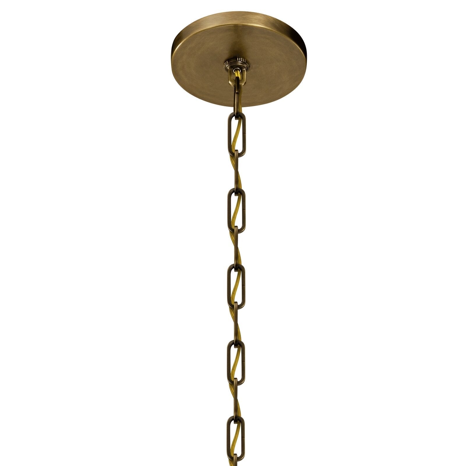 Traditional  Linea Lantern Chandelier Brass Chandelier