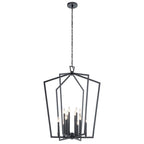 Traditional  Linea Lantern Chandelier Brass Chandelier