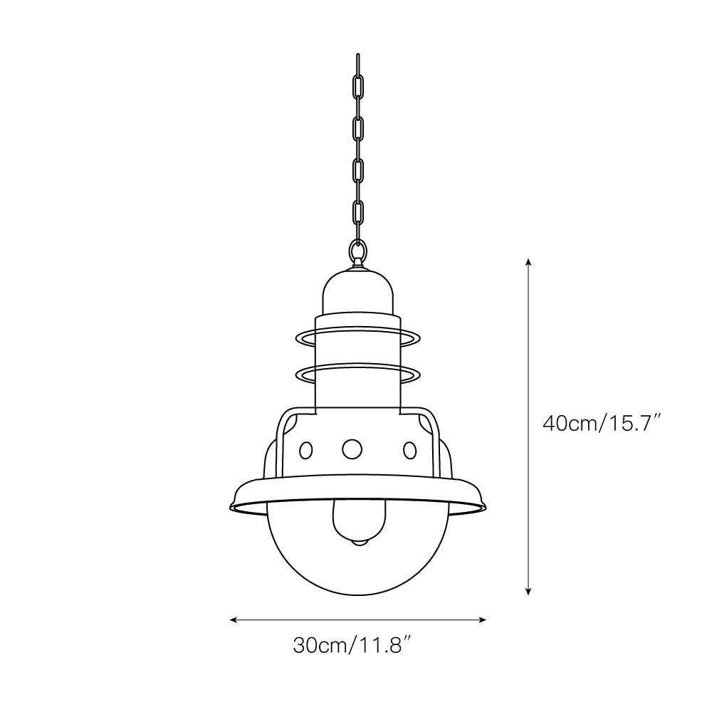 Abbotswell Chic Industrial  Pendant Light