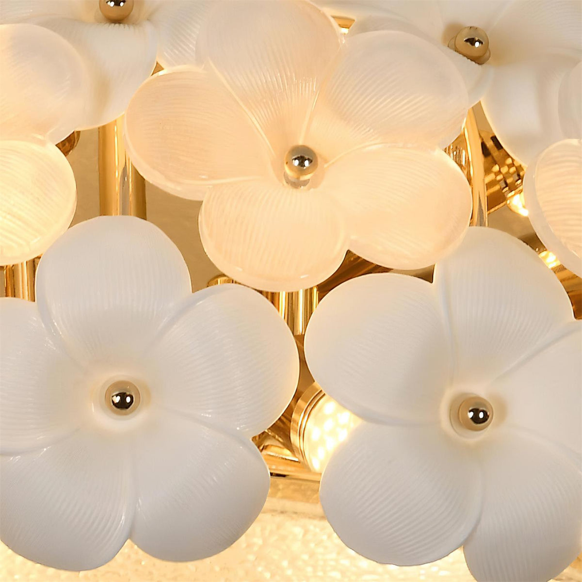 Abella Flowers Ceiling Light Ceramic Petals