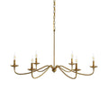 Alshaarae Vintage Industrial Brass Chandelier