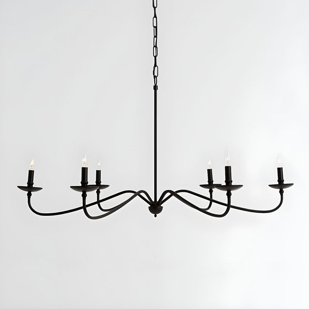 Alshaarae Vintage Industrial Brass Chandelier