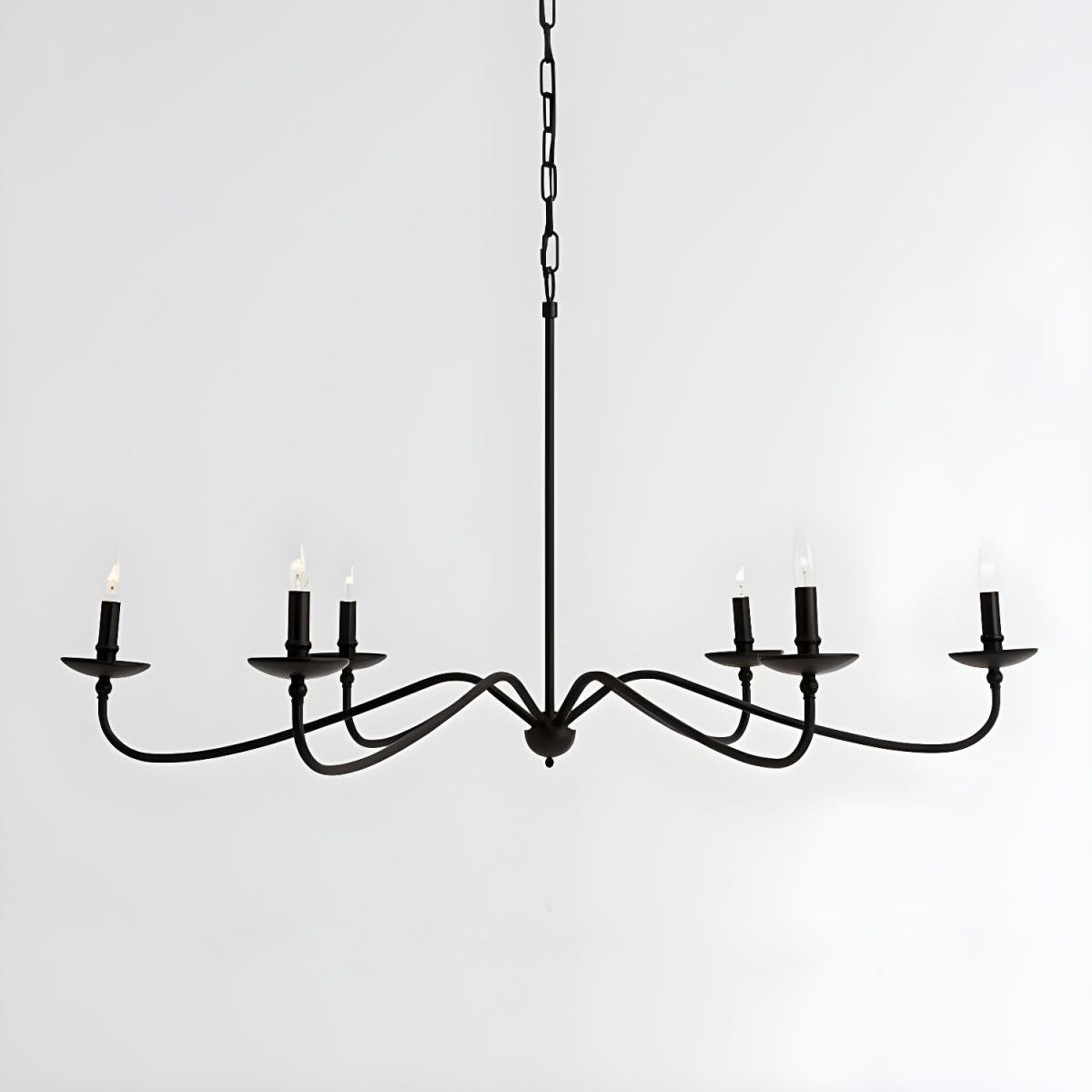 Alshaarae Vintage Industrial Brass Chandelier