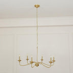 Alshaarae Vintage Industrial Brass Chandelier