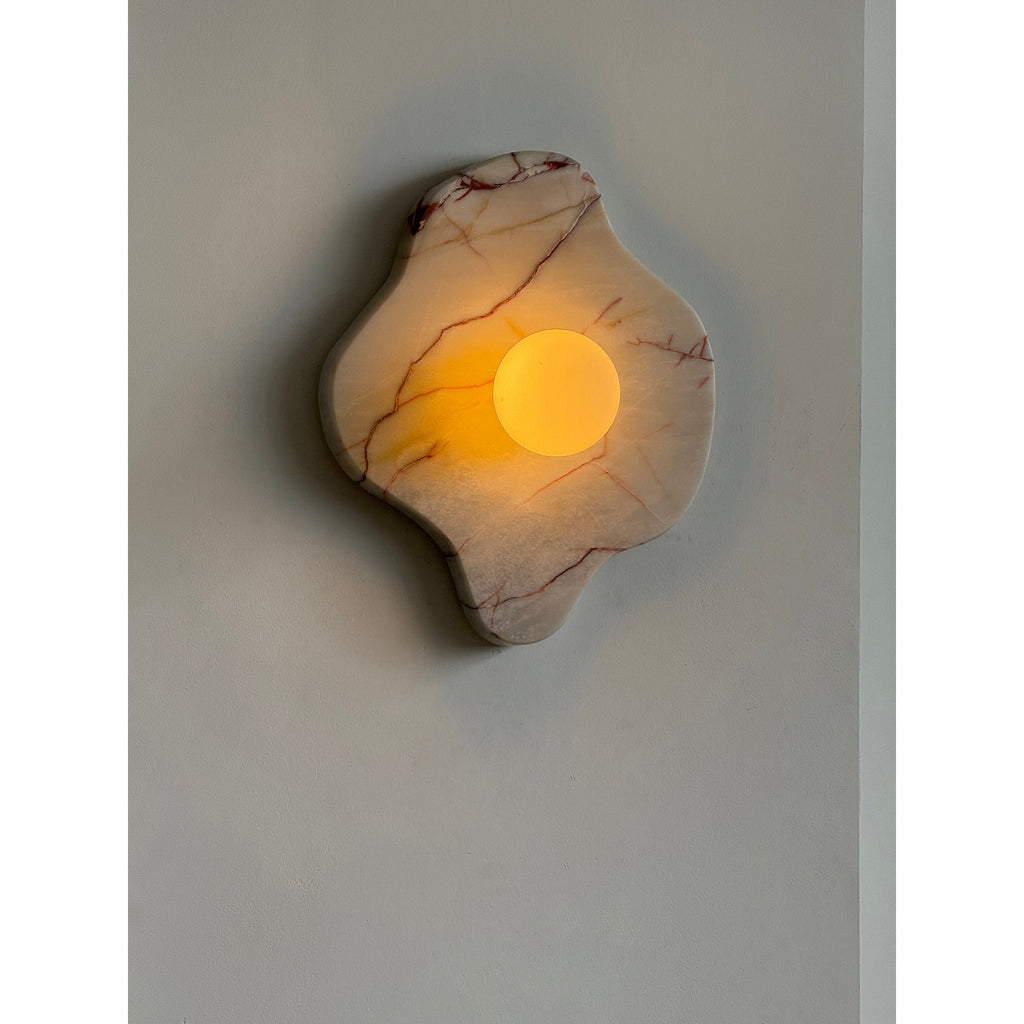 Abnormal  Marble Glass Wall Lamp