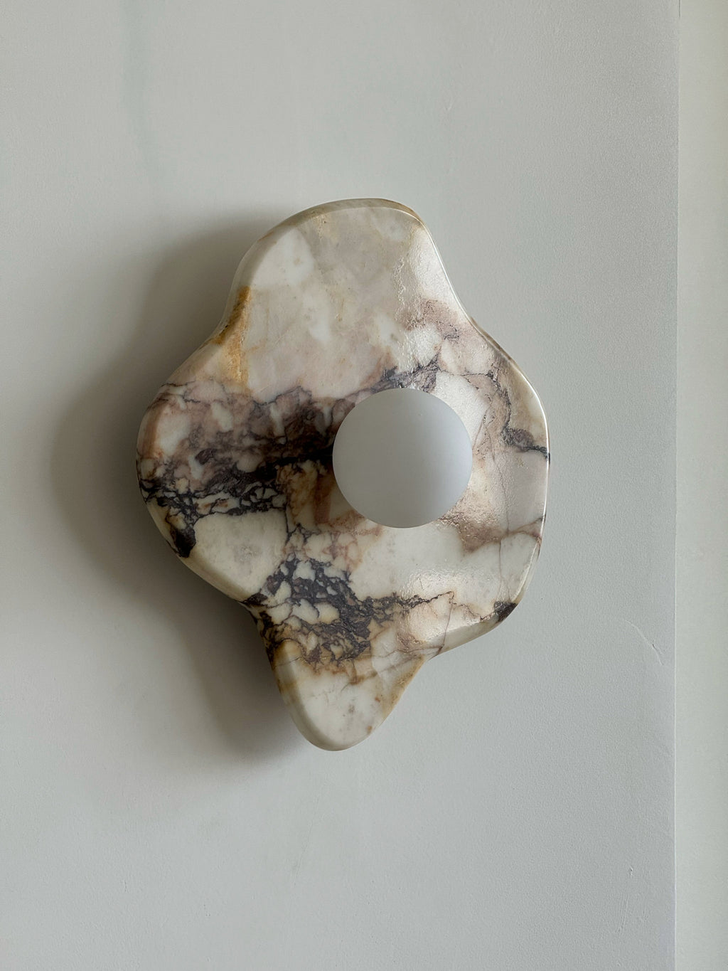 Abnormal  Marble Glass Wall Lamp